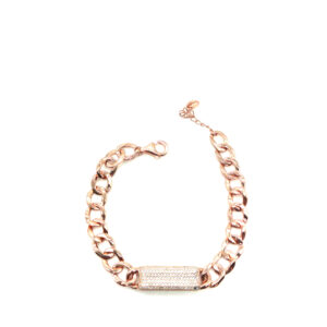Bracciale piastra argento